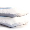 Deny Designs King April Lane Art Block Blue Monogram U Microfiber Printed Pillow Sham - 3 of 3