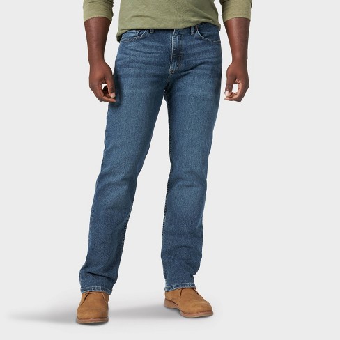 Wrangler Men's Big & Tall Relaxed Fit Jeans With Flex - Slate 44x30 : Target