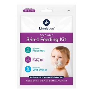 LinnieLou Disposable 3-in-1 Feeding Kit - 1 of 4