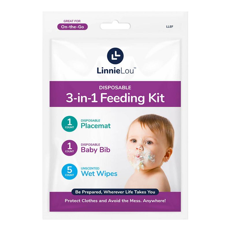 LinnieLou Disposable 3-in-1 Feeding Kit, 1 of 10