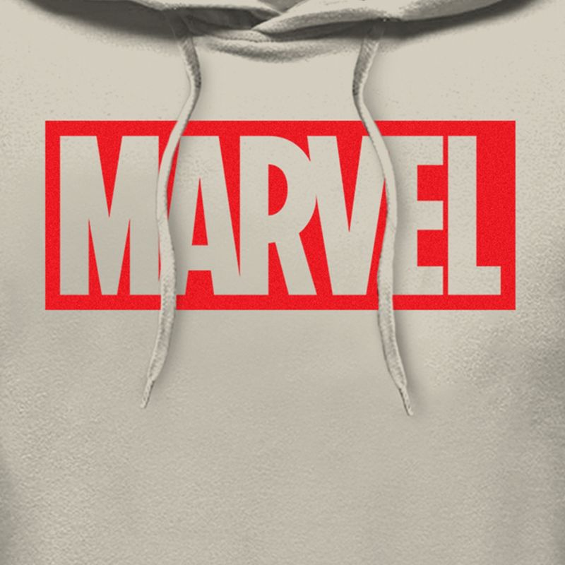 Men's Marvel Classic Red Logo Pull Over Hoodie, 2 of 4