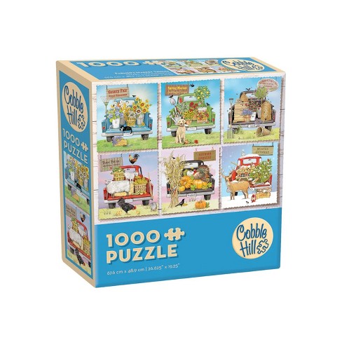 Cobble Hill Farmer's Market Trucks 57238 Jigsaw Puzzle 1000 Piece - image 1 of 1