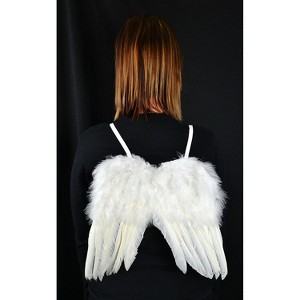 Morris Costumes White Feather Boa Halloween Costume Capes - White Medium - 1 of 1