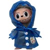 Doll Clothes Superstore Rainy Day Ready: Blue Water-Repellent Hooded Raincoat for 17.5 cm Labubu Dolls - 2 of 4