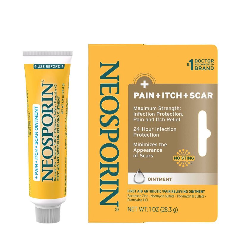 Neosporin First Aid Antibiotic/Pain Relieving Ointment - 1oz, 4 of 8