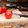 Lexi Home 16-Piece Black Cutlery Set with Jumbo Cutting Board - 4 of 4