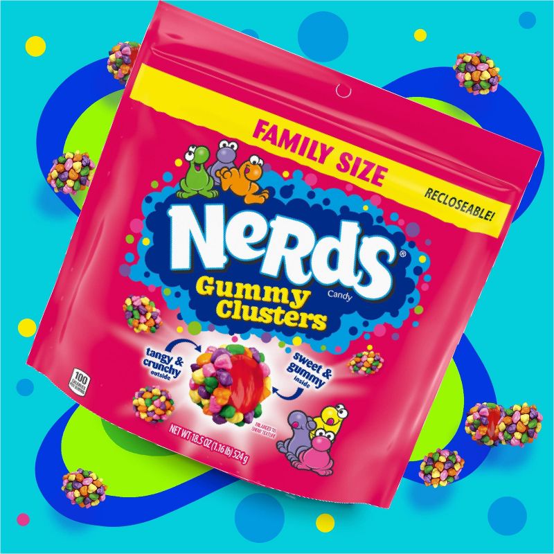Nerds Gummy Clusters Family Size Candy - 18.5oz, 6 of 8