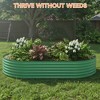 COZONY Galvanized Raised Garden Bed, Tall Metal Planter Box for Vegetables, Flowers and Herbs - 3 of 4