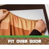 Ukonic Minecraft Oakdoor Fabric Door Cling | 34 x 82 Inches - 3 of 4