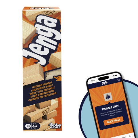 Детские игрушки Hasbro Gaming Official Hasbro Jenga Game with More Ways to Play