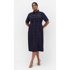 Women's Plus Size Jade Denim Dress - dark denim | CITY CHIC - 2 of 4
