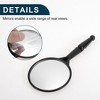 Bike Rearview Mirror 7.5cm Adjustable | Front Handlebar Bike Mirror Black for Bicycle Mountain Road Bike 1Pcs - 4 of 4