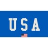 Americana USA Flag Long Sleeve Adult Hooded Sweatshirt - 2 of 2