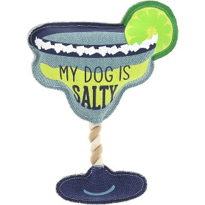 Pavilion Gift Company - Salty - 12" Canvas Dog Toy on Rope - Pet Toy - 1 of 4