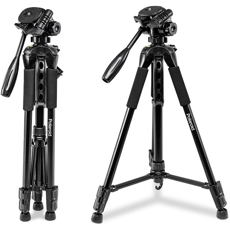 Polaroid 57-Inch Photo/Video Tripod with Deluxe Tripod Carrying Case for Digital Cameras and Camcorders, 2 of 8