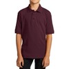 Mafoose Youth Casual Short Sleeve Core Blend Jersey Knit Collar Polo T-shirt - 4 of 4