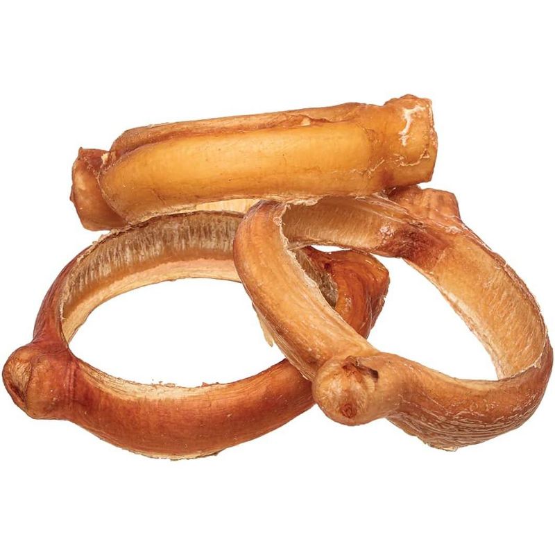 Pawstruck All-Natural Bully Stick Rings for Dogs - Single Ingredient Rawhide Free Dental Chew Treats Made with 100% Real Beef, 2 of 7