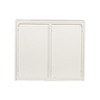 Chery Life 27.56"Glass Doors Modern Two-door Wall Cabinet with Three-tier Storage for Entryway Living Room Bathroom Dining Room - 4 of 4