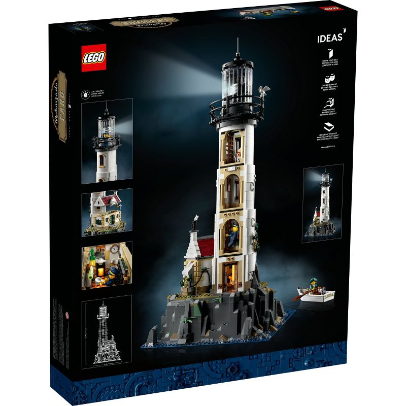 LEGO Ideas Motorized Lighthouse Model Building Kit 21335, 5 of 8