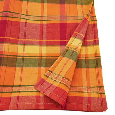 Warm Plaid Cotton Fall Rectangular Tablecloth