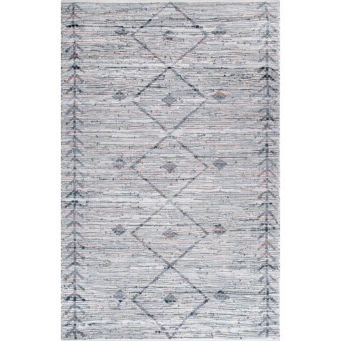 Nuloom Jasonna Leather Global Flatweave Indoor Area Rug - image 1 of 4