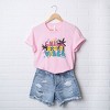 Simply Sage Market Women's Checkered Chill Vibes Short Sleeve Graphic Tee - 2 of 2
