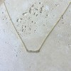 Adornia 14k Gold Plated Dainty Mixed Shape Bar Necklace - 3 of 4