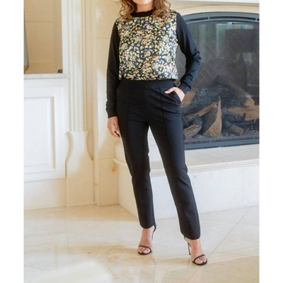 Women's Silky Floral Sweater - current air