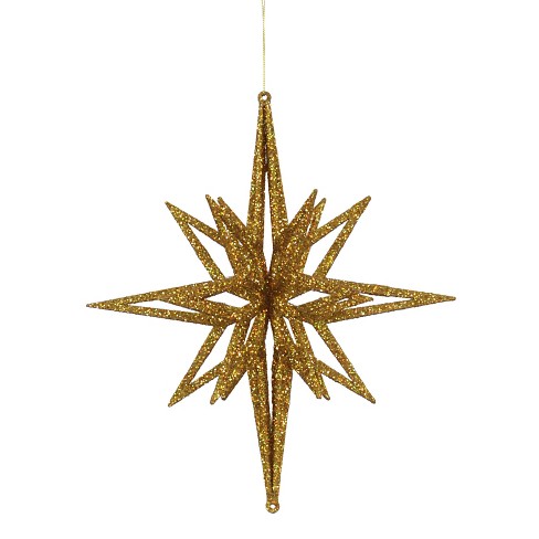 Vickerman 3D Glitter Star Ornament - image 1 of 2