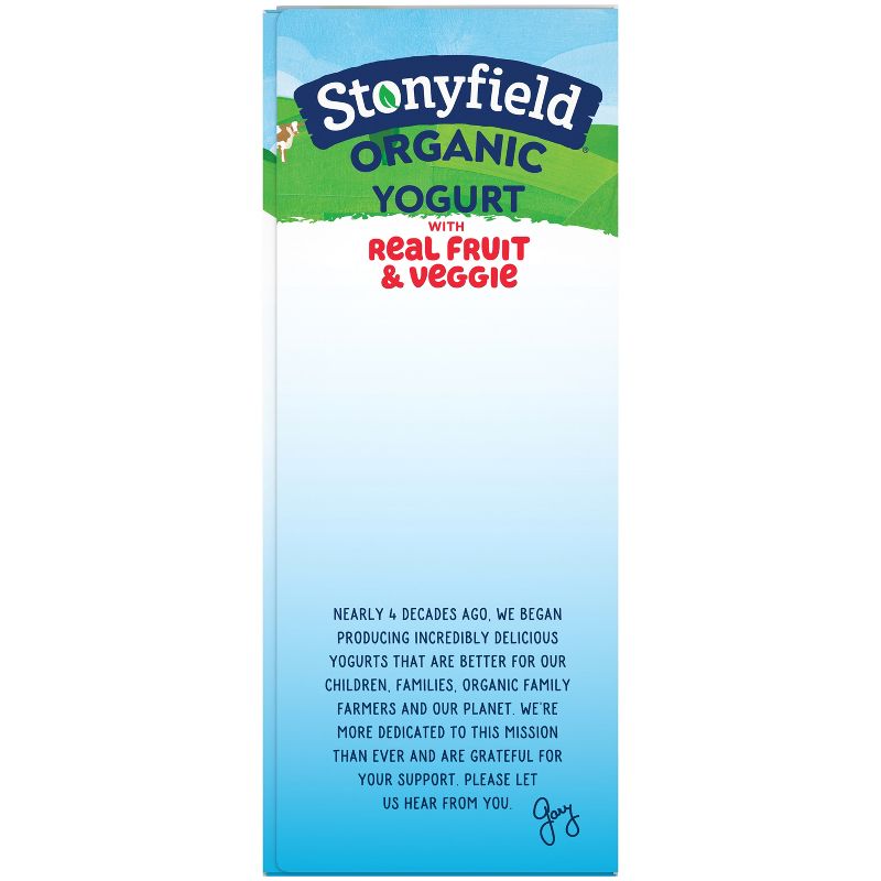 Stonyfield Organic Whole Milk Pear Spinach Mango Kids&#39; Yogurt - 4ct/3.5oz Pouches, 5 of 13