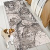 Washable Modern Abstract Living Room Area Rugs, Soft Non Slip Throw Carpet for Bedroom, Contemporary Floor Cover - 3 of 4