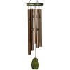 Woodstock Chimes Signature Collection, Woodstock Rainforest Chime, 25'' Bali Bronze Wind Chime RFCB - image 3 of 4