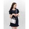 Fashion Purses and Handbags for Women Ladies Crossbody Bags Top Handle Satchel Shoulder Bags Small Totes (White) - 2 of 4