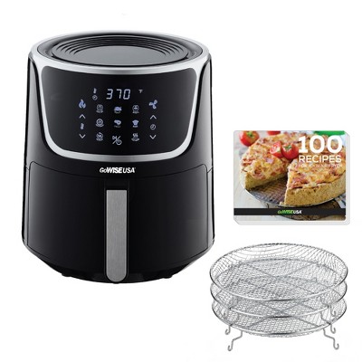 GoWISE GW2295 7-Quart Electric Air Fryer with Dehydrator, Recipe Book, and  Stackable Racks