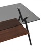 Bencmate Coffee Tables Morden Style Table with Open Storage for Dining Room, Living Room, User Friendly Assemble, Brown, 41.93"*26.38"*4.15" - 4 of 4