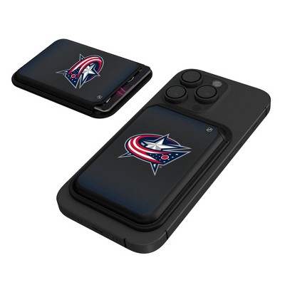 Keyscaper NHL Eastern Conference Teams Linen Black Magnetic Credit Card Wallet