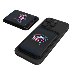 Keyscaper NHL Eastern Conference Teams Linen Black Magnetic Credit Card Wallet - 1 of 3