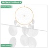 Unique Bargains Seashell Coastal-Inspired Outdoor Decorative Wind Chime 6.7" x 20.9" White 1 Pc - 2 of 4