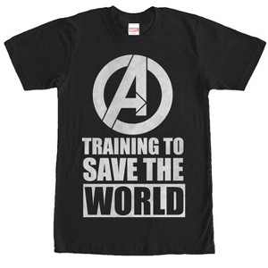 Men's Marvel Avengers Training to Save World T-Shirt - 1 of 4