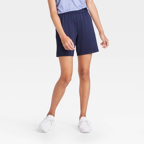 Girls' Gym Shorts - All In Motion™ Light Blue Xl : Target