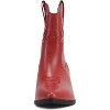 Soda “BLAZING” Women's Western Ankle Boots, Stitched, Pointed Toe, Low Heel - 3 of 4