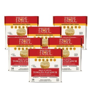 PRIDE OF INDIA Bean & Lentil Tomato Papadum - 1 of 4