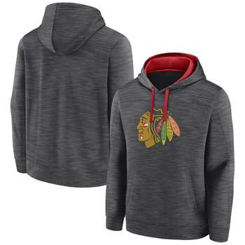 NHL Chicago Blackhawks Men's Poly Hooded Sweatshirt