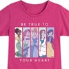 Girls' - Disney - Be True To Your Heart Fitted Short Sleeve Graphic T-Shirt - 2 of 4