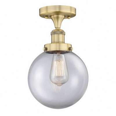 Beacon - 1 Light Semi-Flush Mount In Industrial Style-8.25 Inches Tall and 6.5 Inches Wide