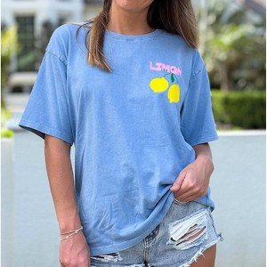 Women's Lemon Love Crew Neck Tee - Q2 - 1 of 4