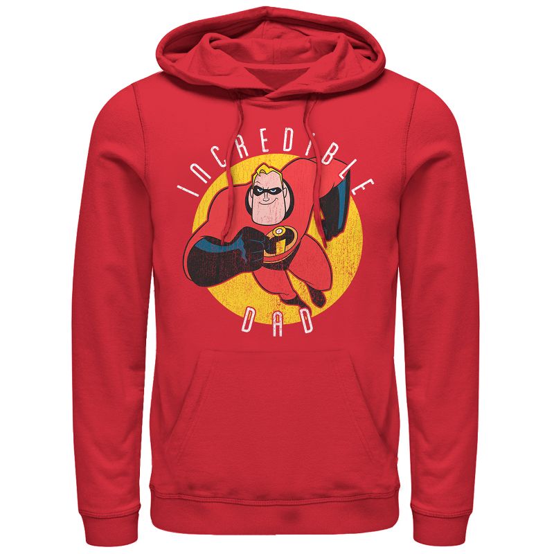 Men's The Incredibles Incredible Dad Pull Over Hoodie, 1 of 4
