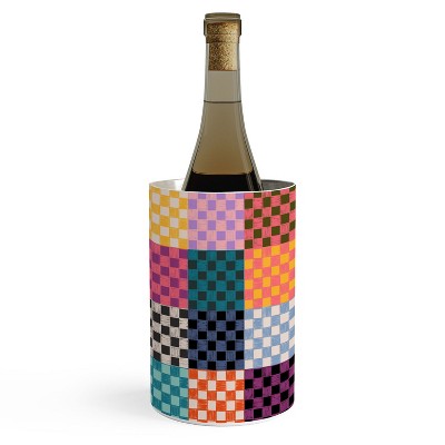 Schatzi Brown Alice Check Multi Wine Chiller - Deny Designs