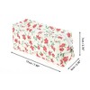 Unique Bargains Small Floral Print Makeup Bag 1 Pc - 2 of 3