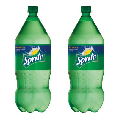 Sprite, Lemon Lime - 2 Liter Bottle (Pack of 2)